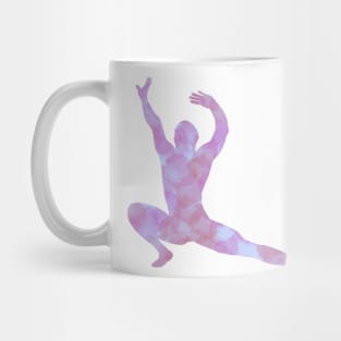 Purple Gymnast/Dancer squat spin Mug